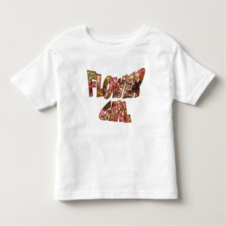 Flower Girl Toddler Tee Big Lettering