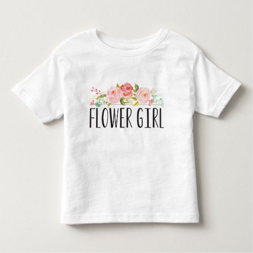 Flower Girl Toddler Tee  Bridesmaid