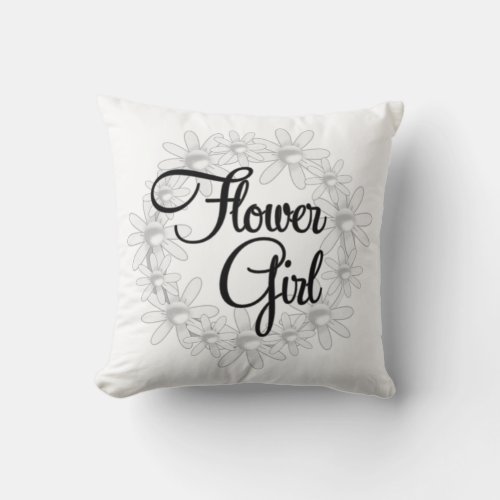 Flower GIRL Wedding Shower Gift MoJo Pillows