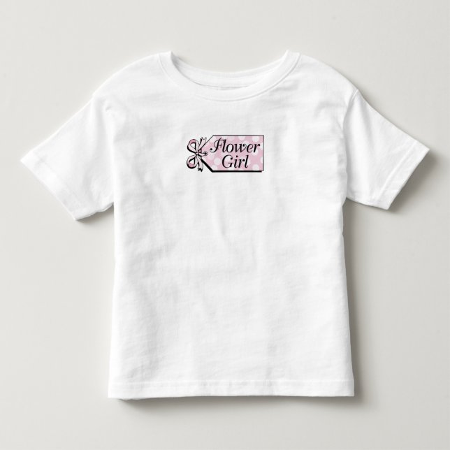 Flower Girl Wedding Toddler T-shirt (Front)