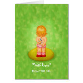 Flower Girl With Love From Daughter to Parents (Front)