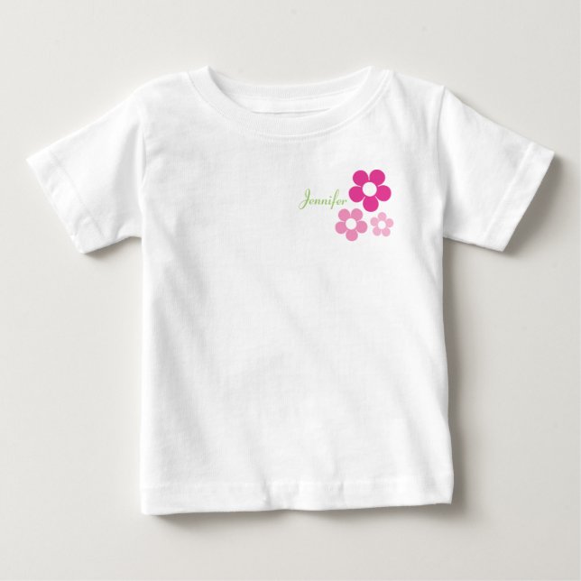 Flower Girl with Name - Infant T-Shirt (Front)