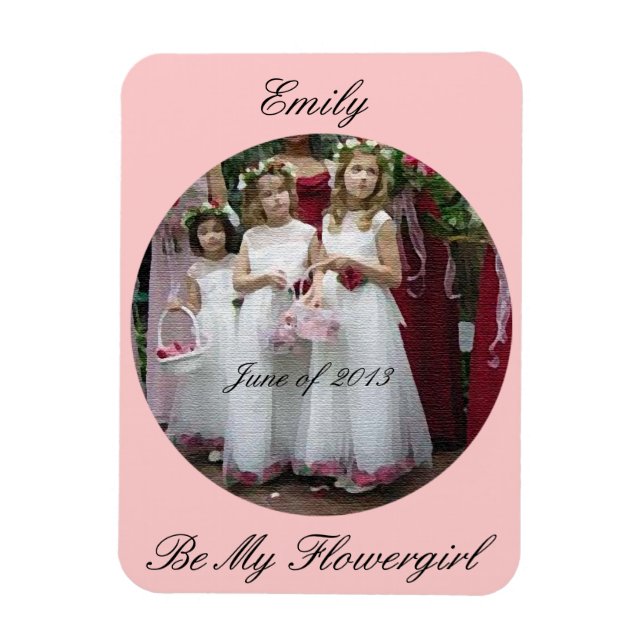 Flower Girls Premium Magnet (Vertical)