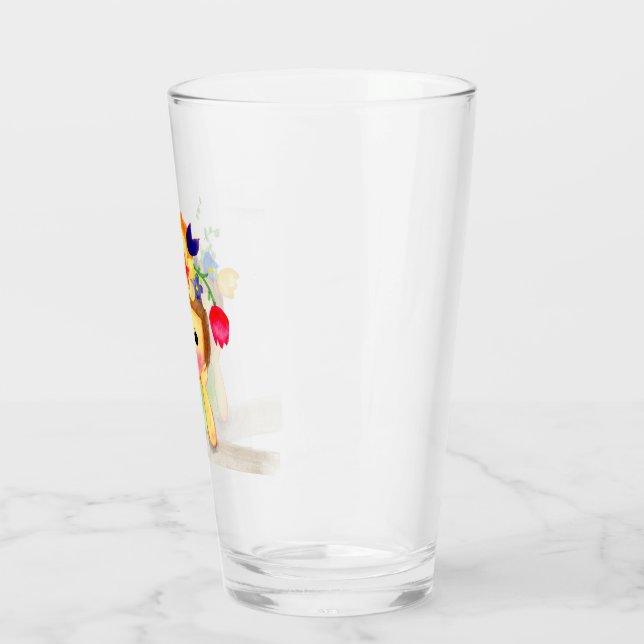 flower glass (Left)