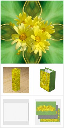 Flower Glow - Bright Yellow Daisies