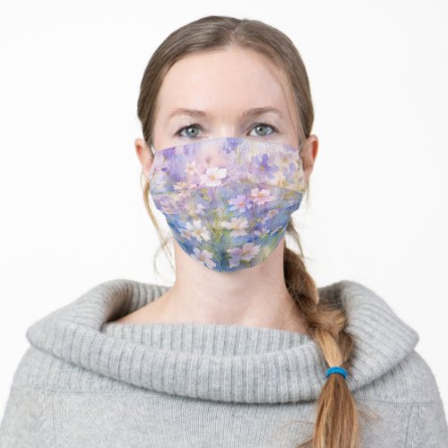Flower Gorgeous Cloth Face Mask with Filter Slot