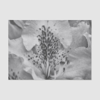 flower gray tissue paper