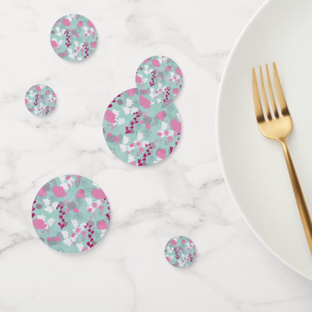flower green confetti (Group)