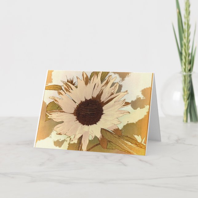 Flower greeting card (Front)