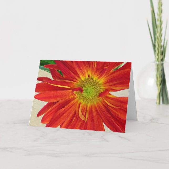Flower Greeting Card Customizable (Front)