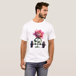 Flower gym t-shirt design​​​​​​​