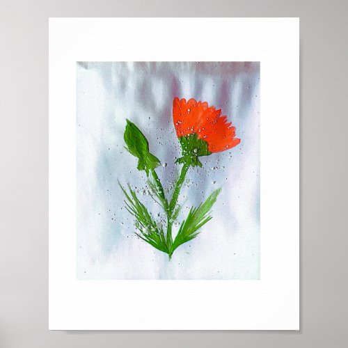 Flower_hand art poster