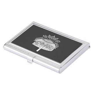 Flower hat business card case