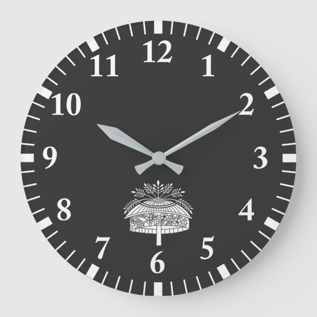 Flower hat large clock (Front)