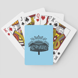 Flower hat poker cards