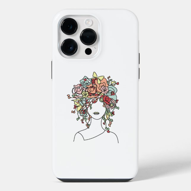 Flower Head  Iphone Case (Back)