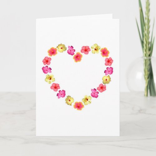 Flower Heart Card