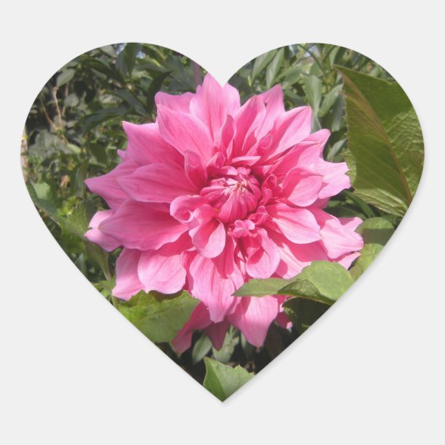 Flower Heart Sticker (Front)