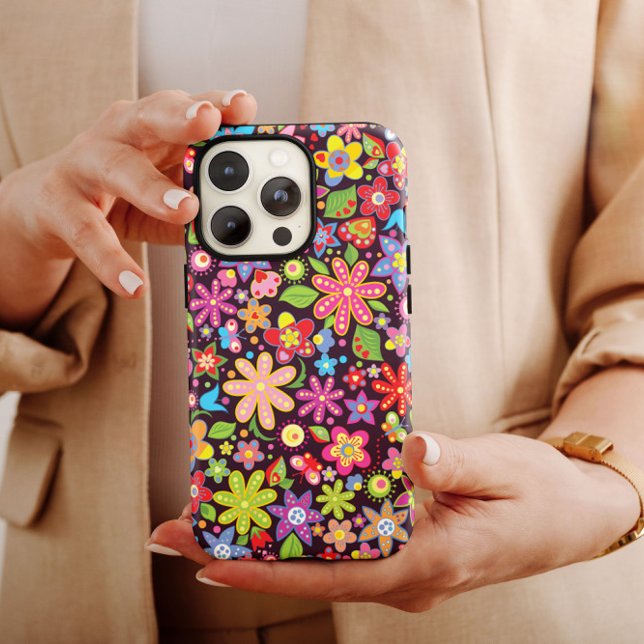 Flower Hippie iPhone | 60s Hippie iPhone Case-Mate Case-Mate iPhone Case (Creator Uploaded)