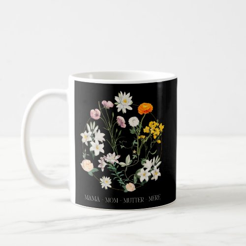 Flower Hoop For Mom _ Mutter _ Mother Coffee Mug