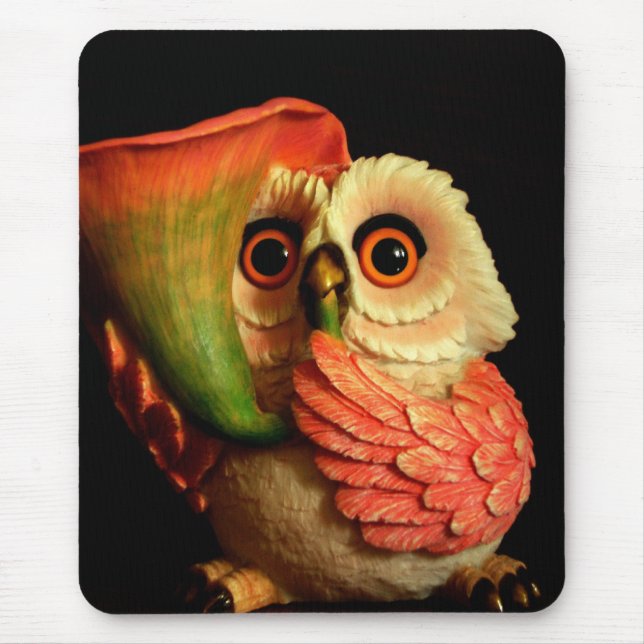 Flower Horn Mouse Pad (Front)