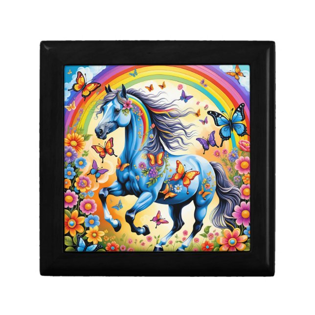 Flower horse gift box (Front)