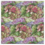 Flower Hydrangea Blue Pink Cute Pattern Template Fabric