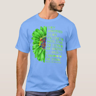 Flower I Am The Storm Funny Mental Health Awarenes T-Shirt