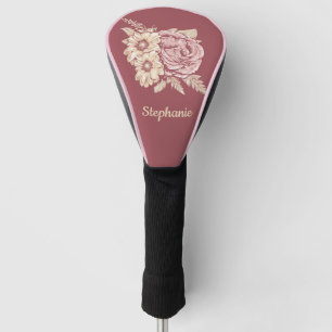 Flower Illustration custom name driver cover