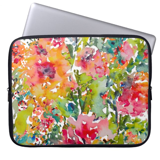 Flower image for Electronics Bag (Front)