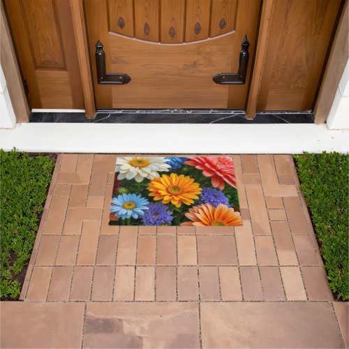 Flower Image No. 1, Floral Series Doormat