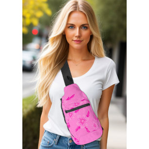 Flower Image No. 1 in the Floral Design Series Sling Bag