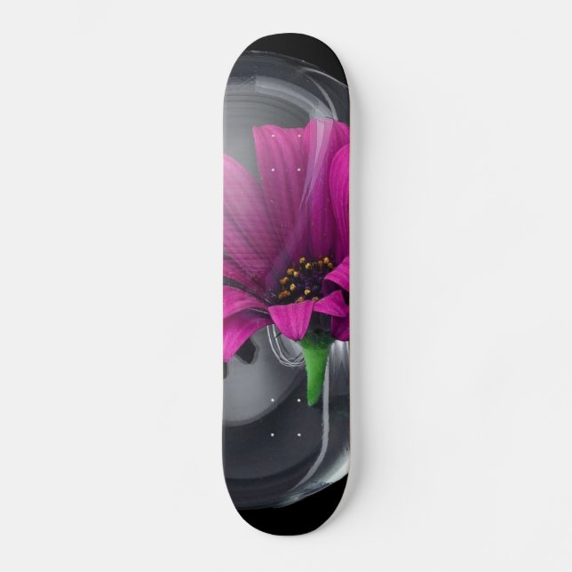 Flower in a Vase Skateboard Deck (Front)