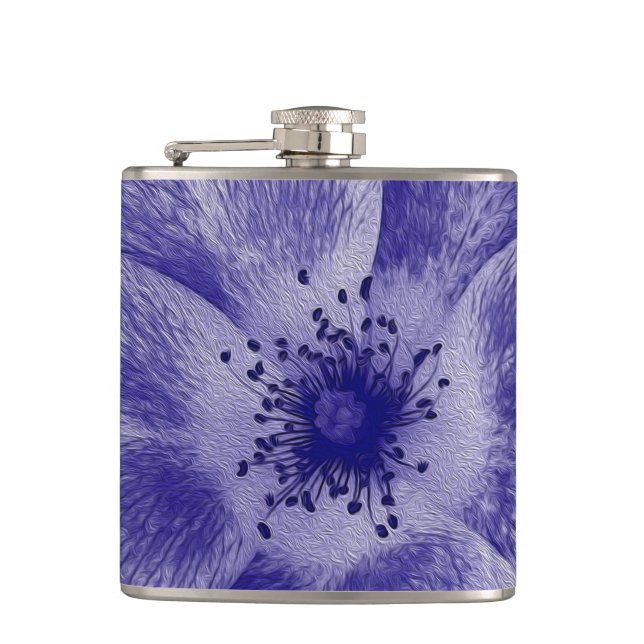 Flower in blue flask (Front)