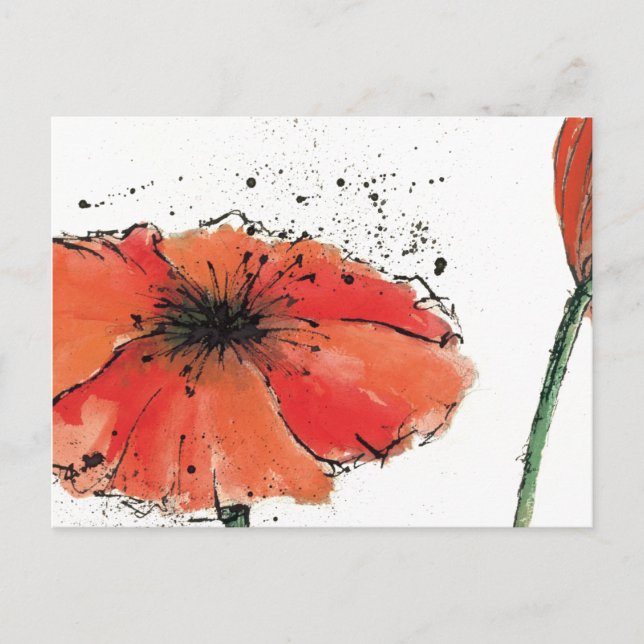 Flower in Full Bloom Postcard (Front)