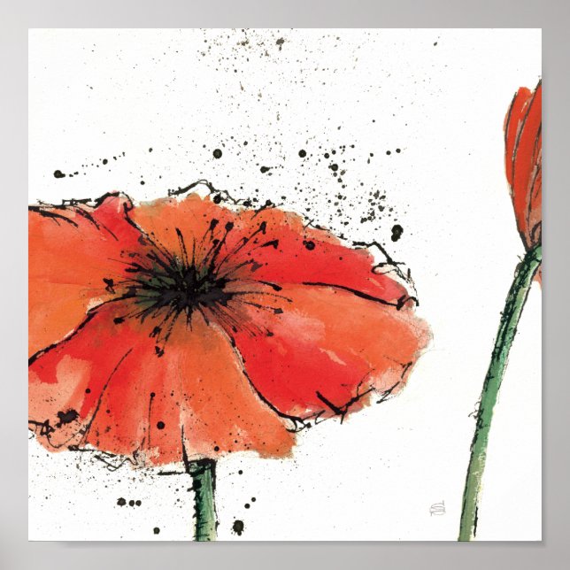 Flower in Full Bloom Poster (Front)