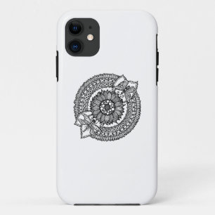 Flower In Mandala iPhone 11 Case