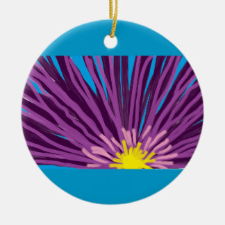 Flower in Oil Ceramic Ornament