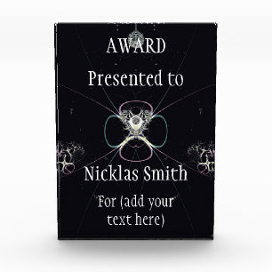 Flower in Space Acrylic Award