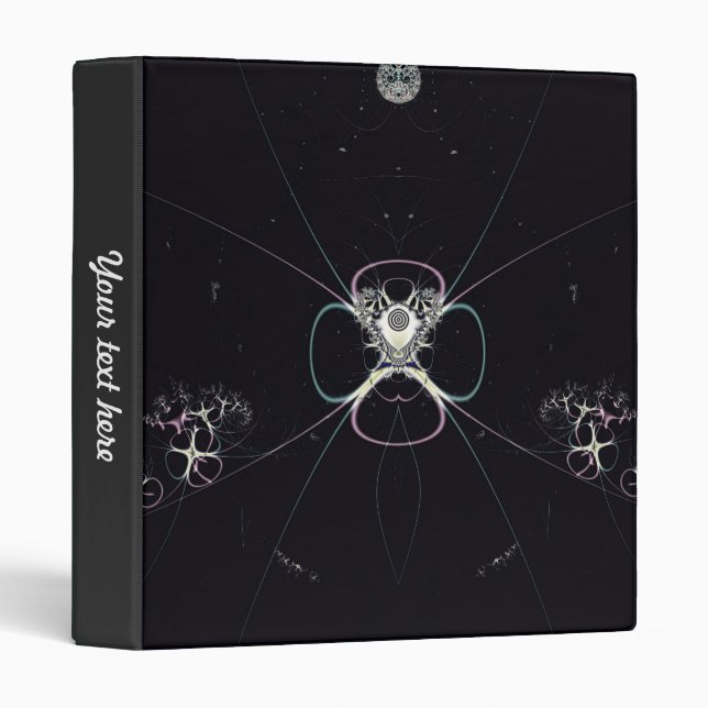 Flower in Space Vinyl Binders (Front/Spine)