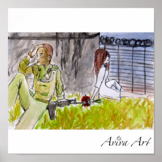 Flower in the Barrel Poster