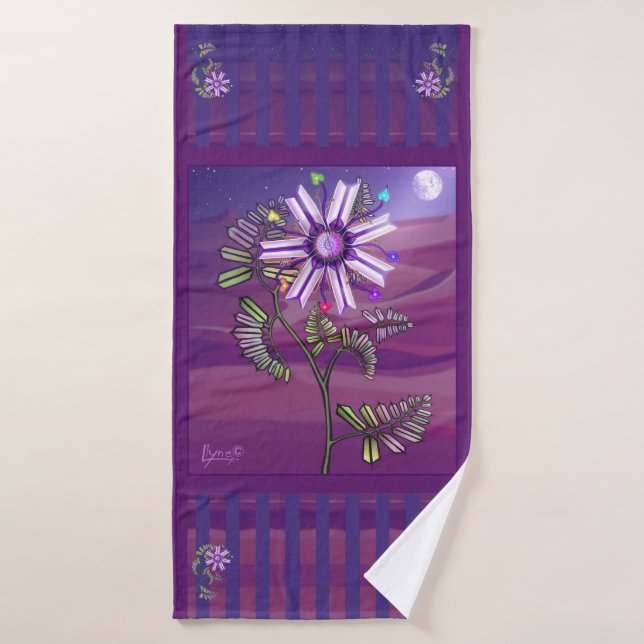 Flower in the desert bath towel (Bath Towel)