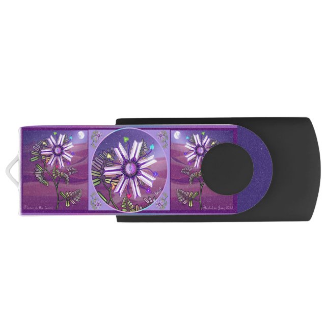Flower in the Desert Flash Drive (Back)