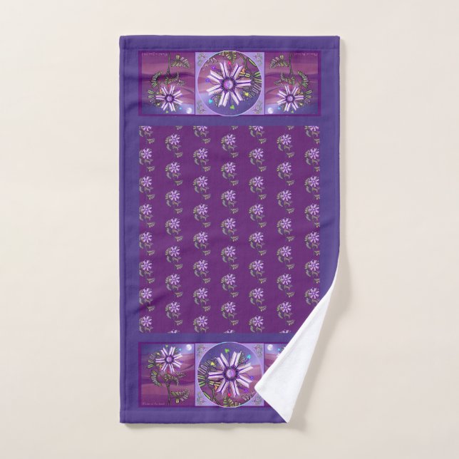 Flower in the desert hand towel  (Hand Towel)