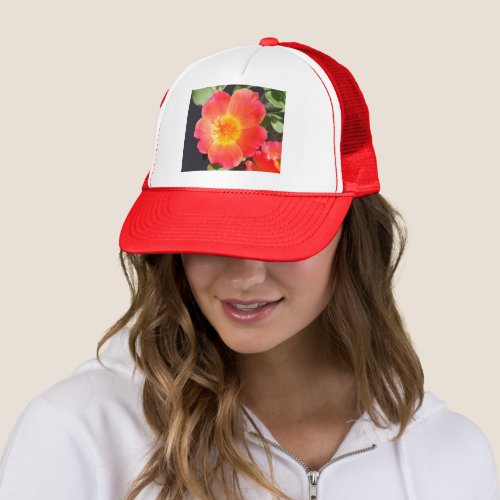 flower in the garden trucker hat