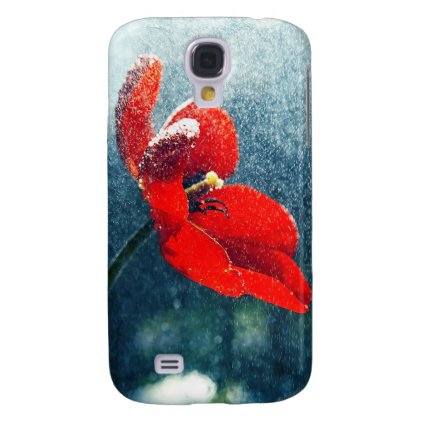 Flower in the rain galaxy s4 case