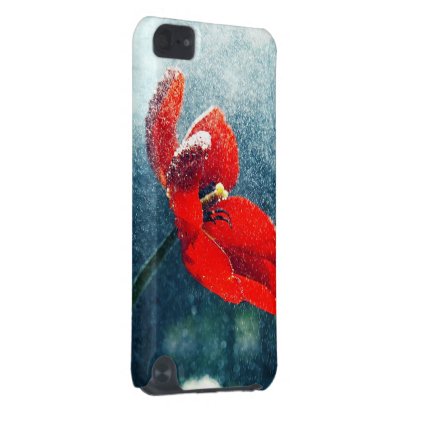 Flower in the rain iPod touch (5th generation) cover