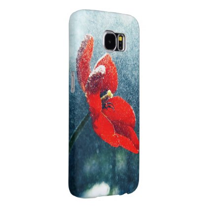 Flower in the rain samsung galaxy s6 case