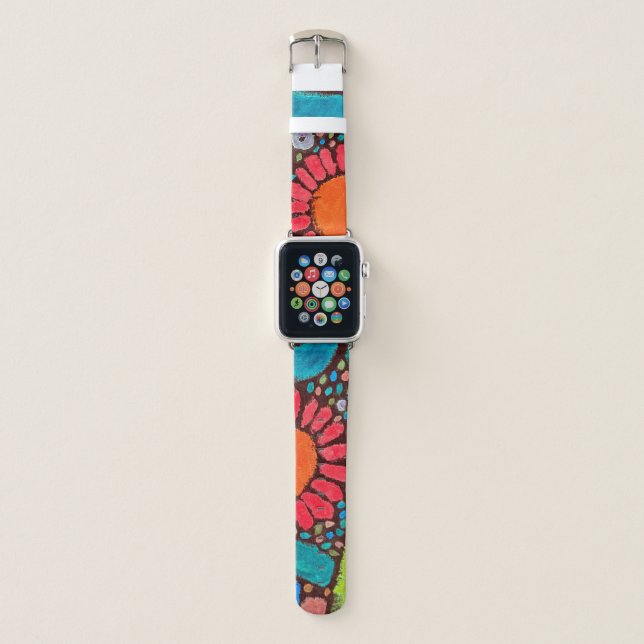 Flower in the Valley, Klee Apple Watch Band (Front)
