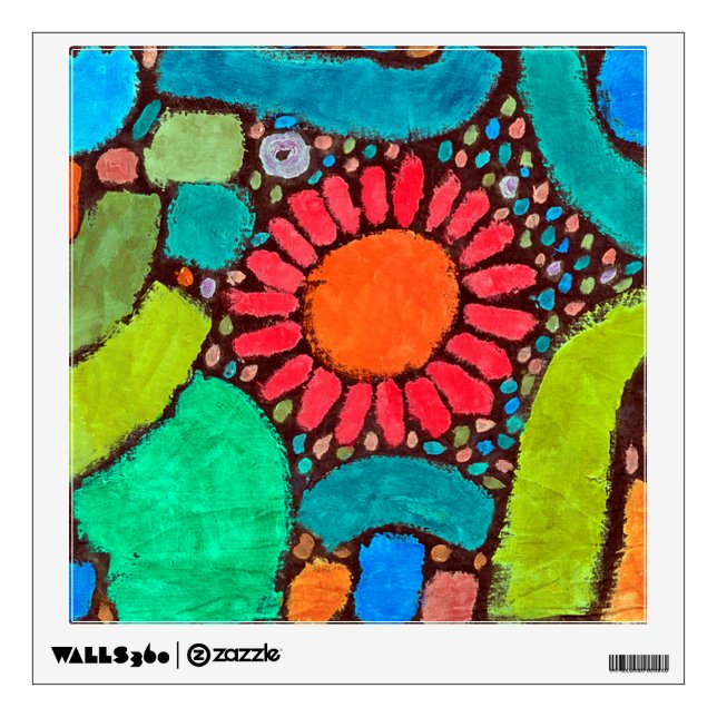 Flower in the Valley, Klee Wall Decal (Front)